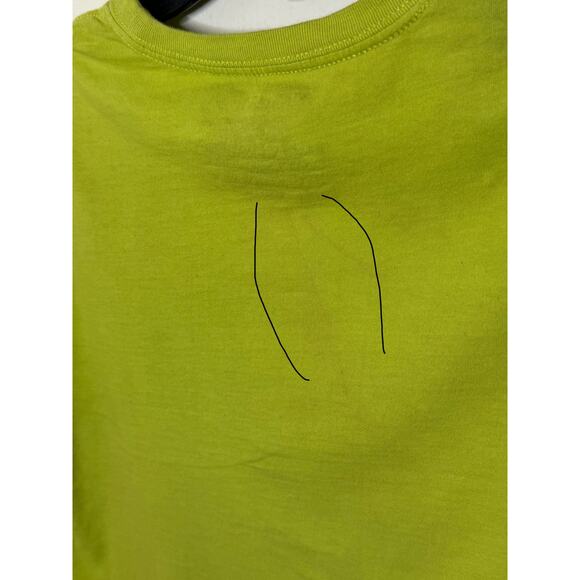 NAUTICA YOUTH LIME GREEN AND BLACK CREW NECK SHORT SLEEVE T-SHIRT SIZE M 10-12 - Picture 5 of 7